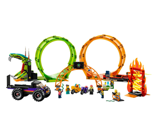 LEGO City 60339 Kaskaderska arena z dwoma pętlami - 1041296 - zdjęcie 9